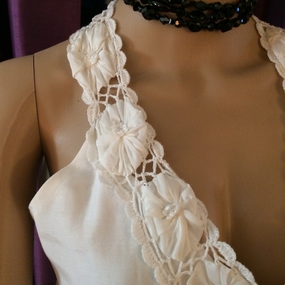 MM Couture by Miss Me White Top, Size M - Picture 9 of 11